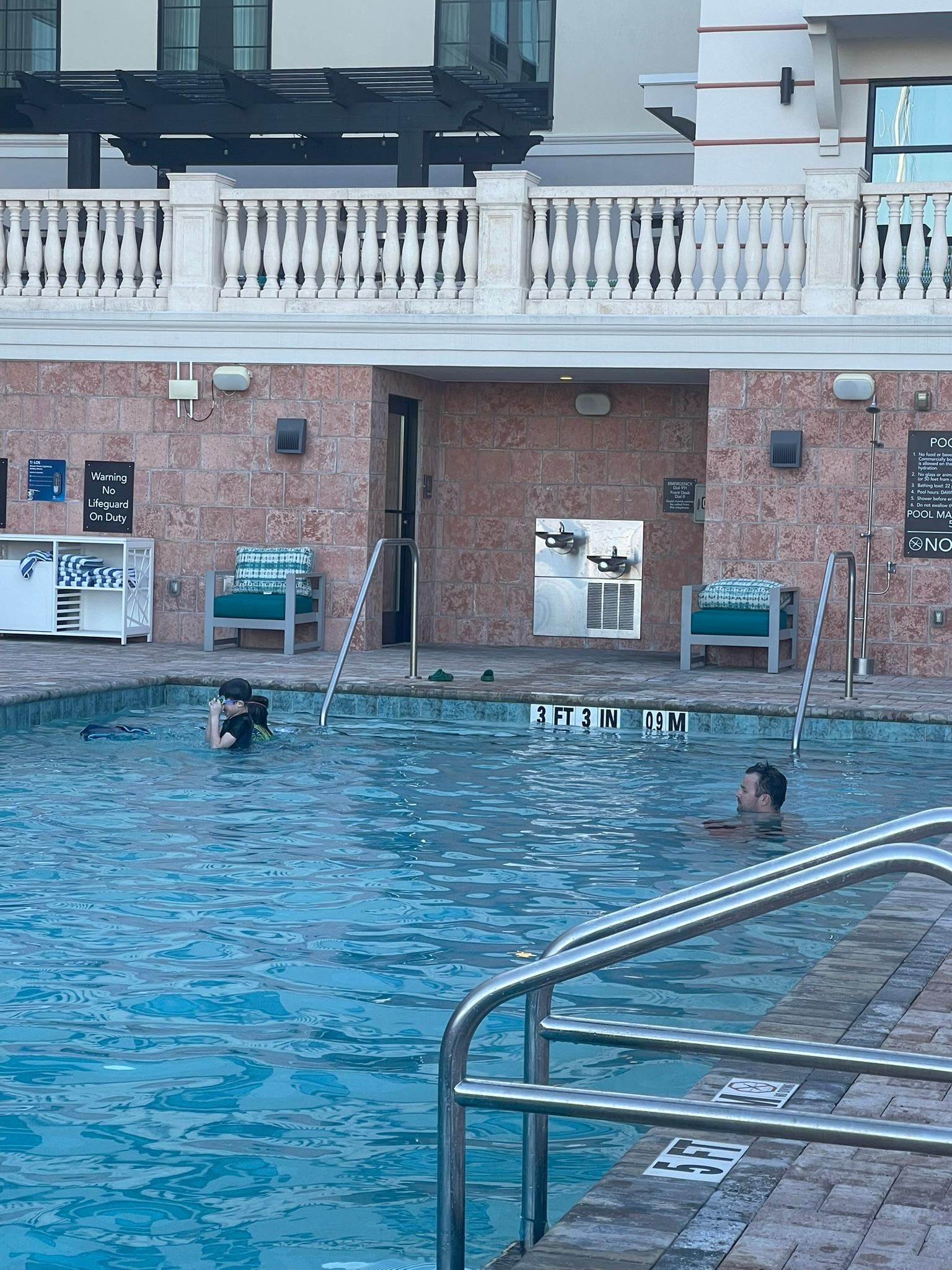 Heated pool