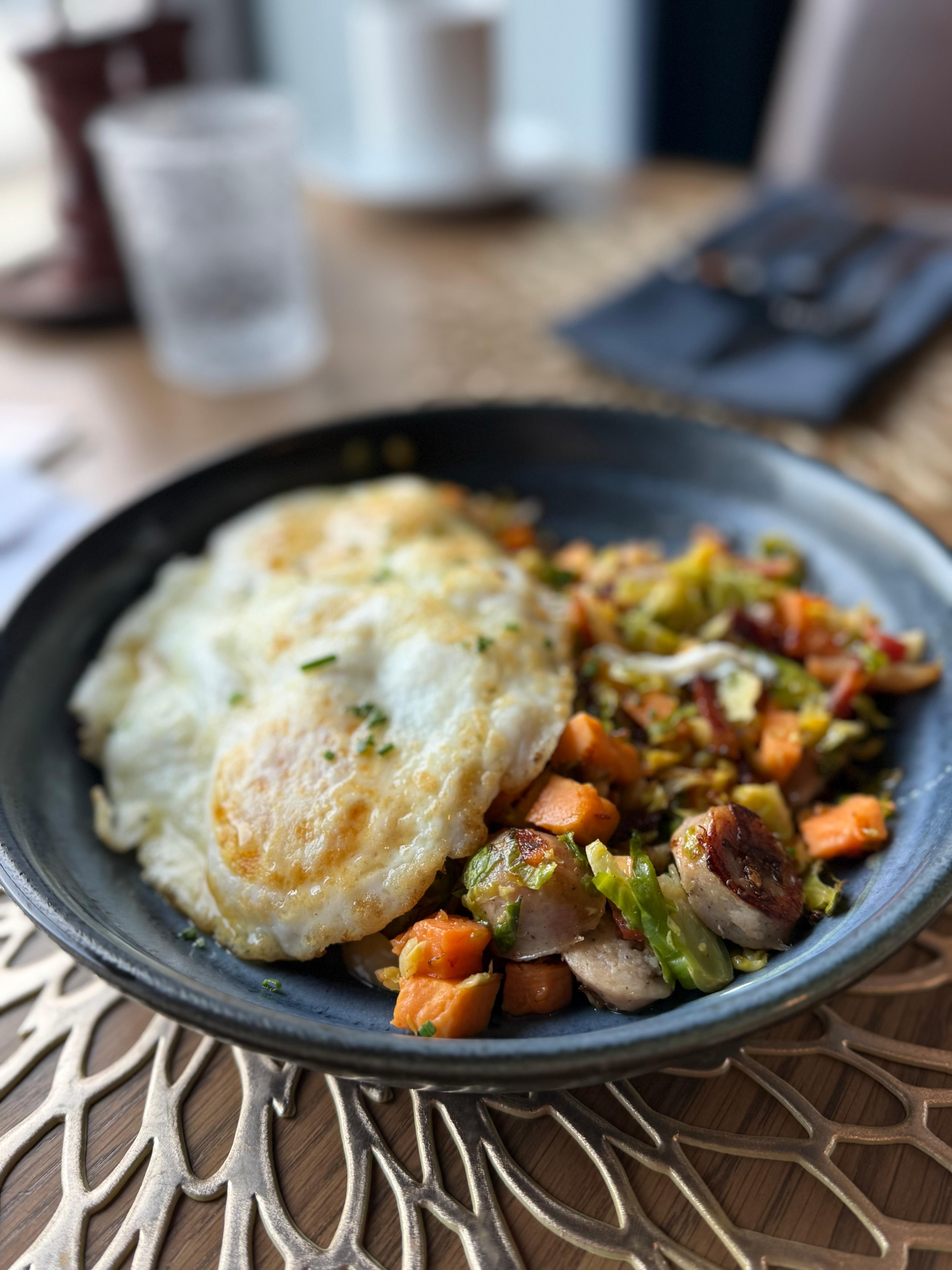 Aria; Sweet potato hash. Delish!