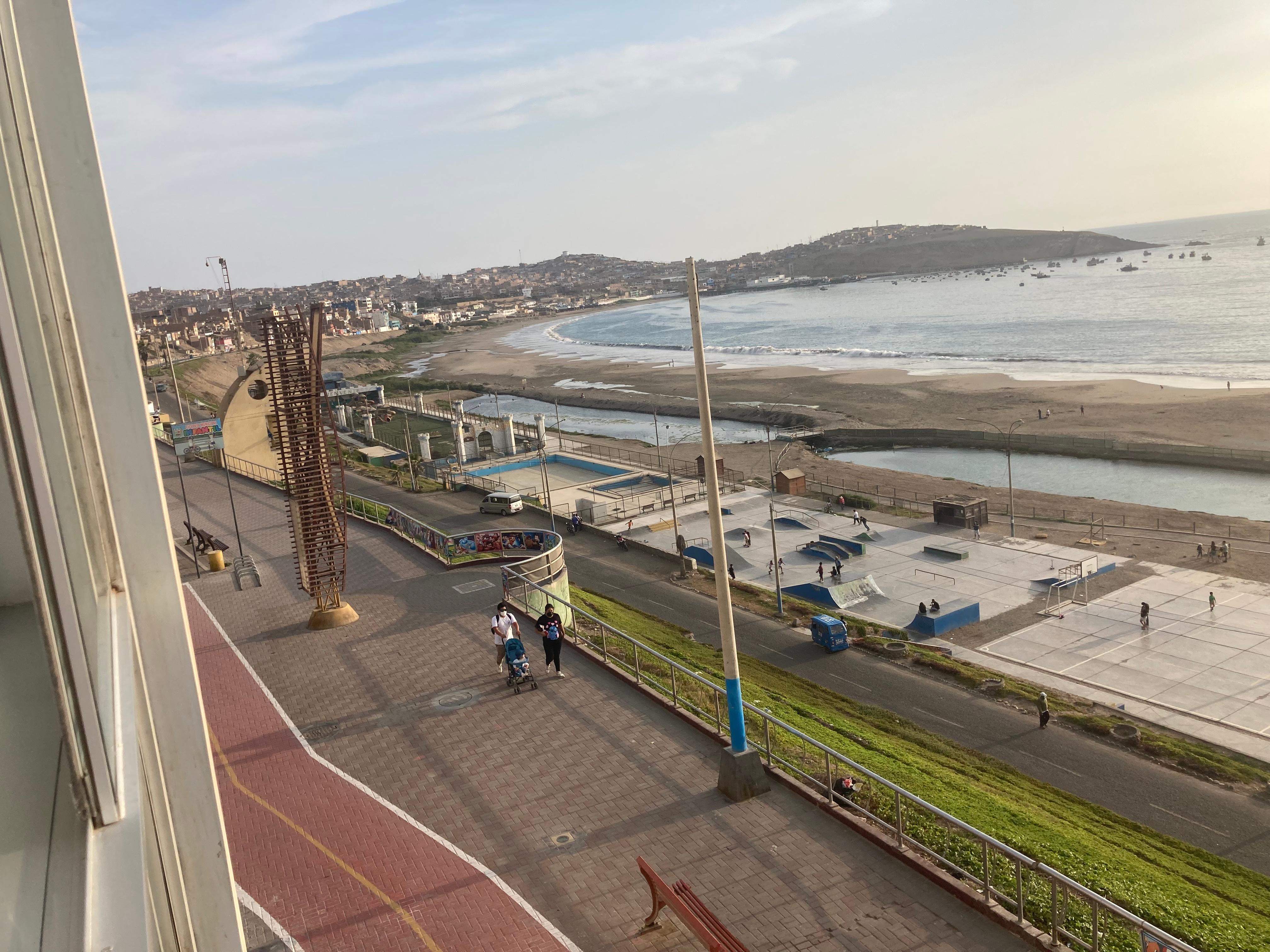 Boardwalk from room