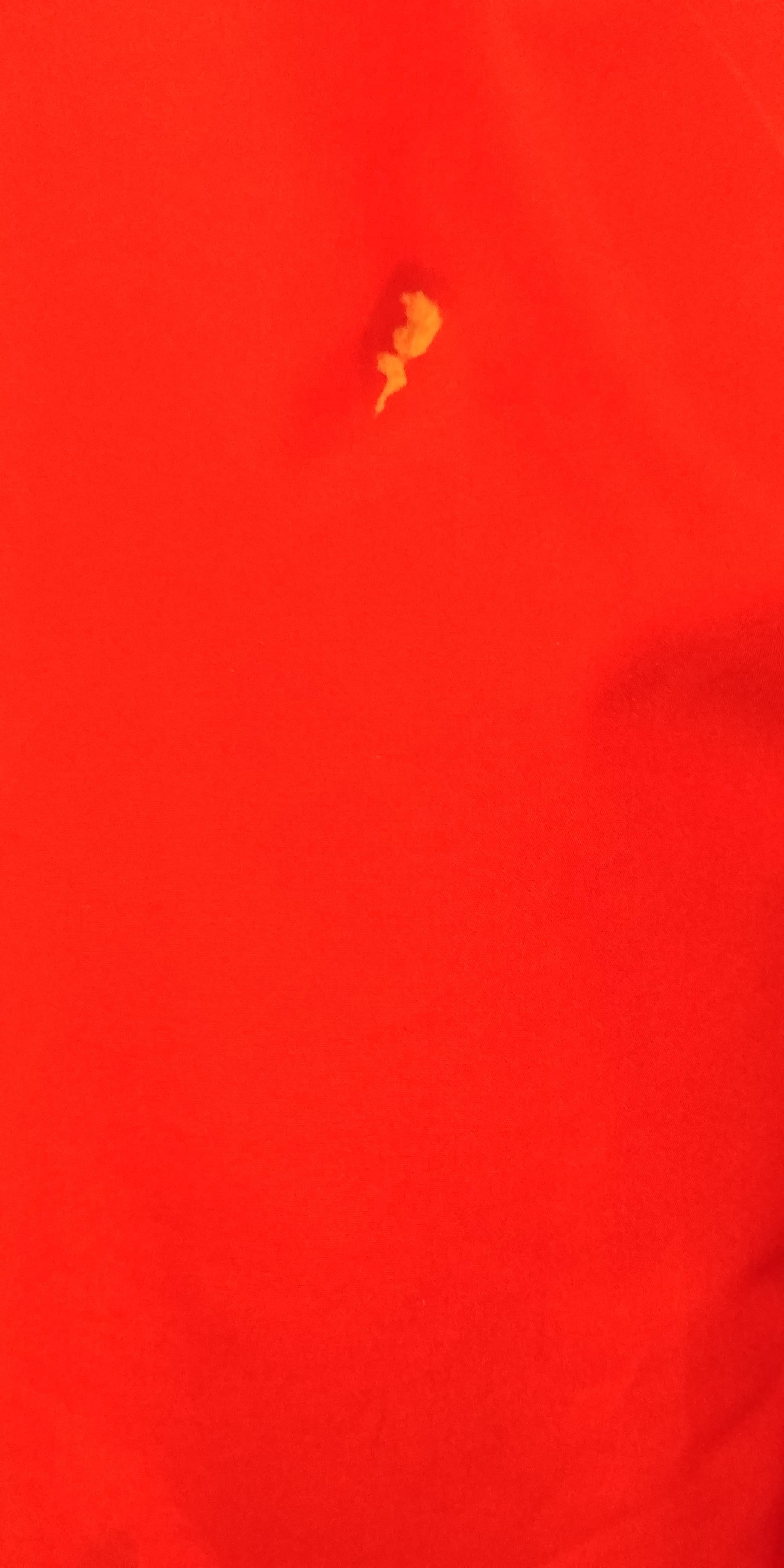 Dirty mark on curtain