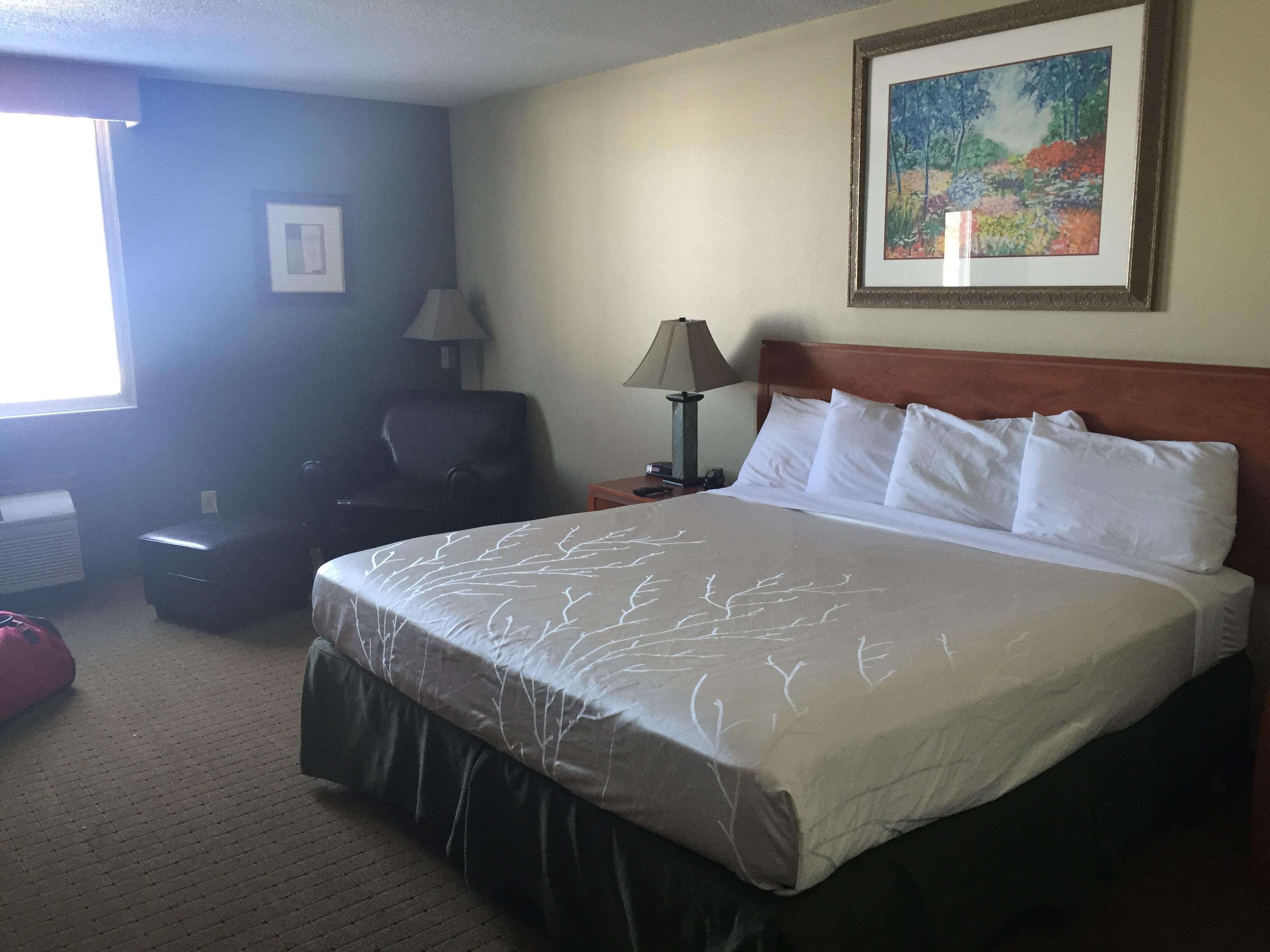 Single king size bed