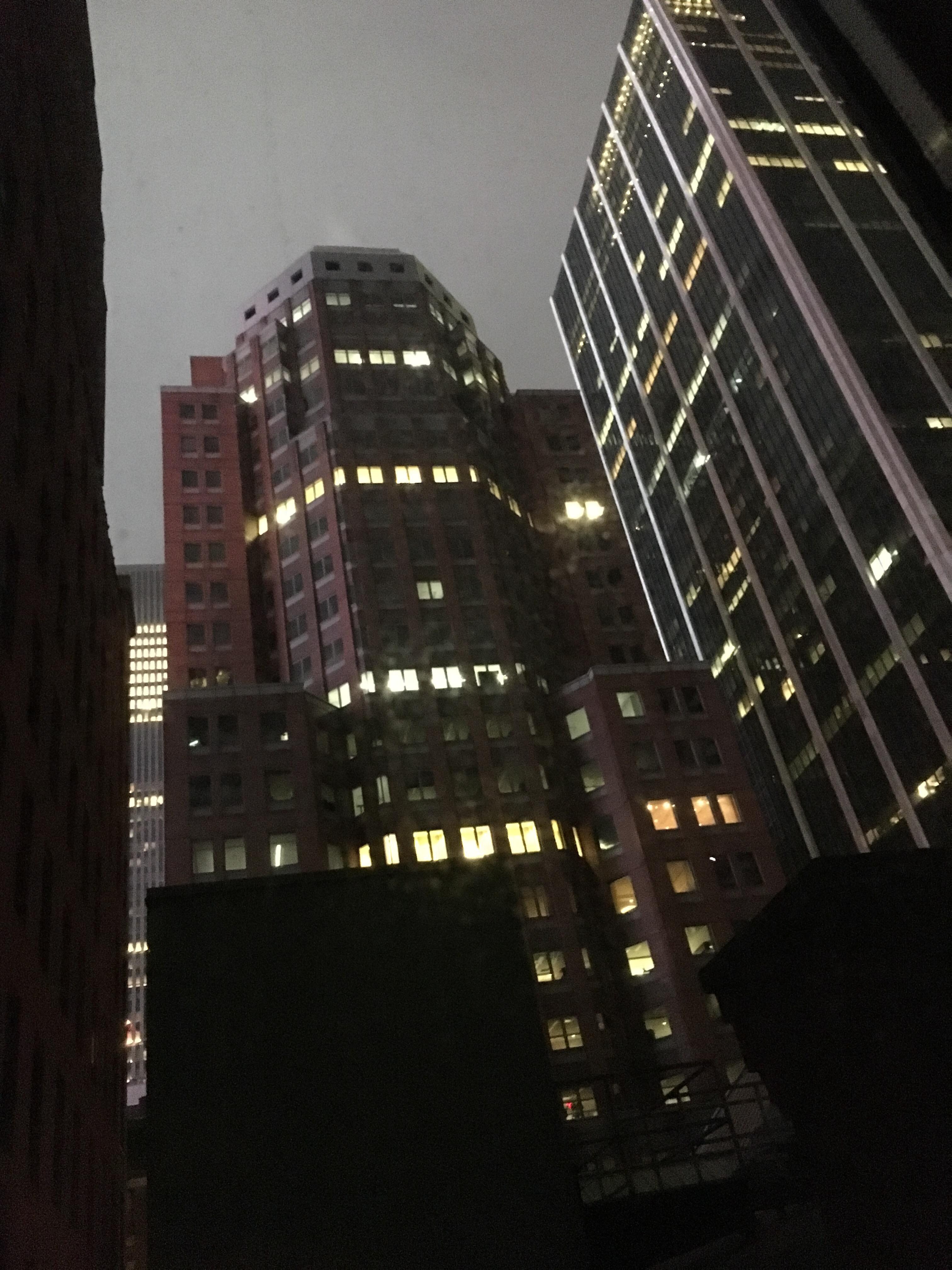 View from bed looking out