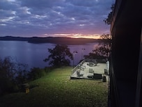 From the room balcony