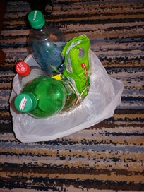 Søppel etter 3 dager