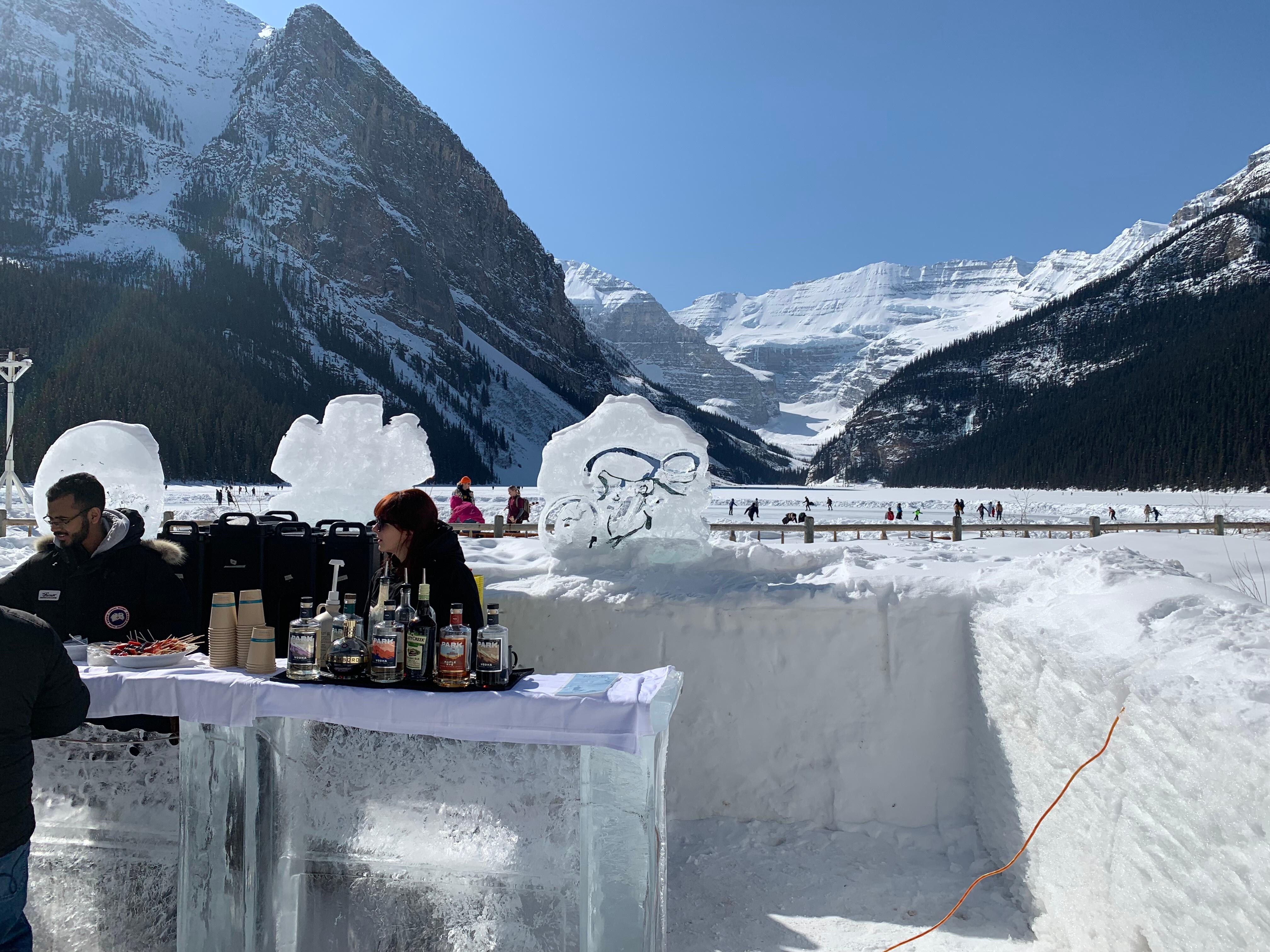Ice Bar at Lake Louise