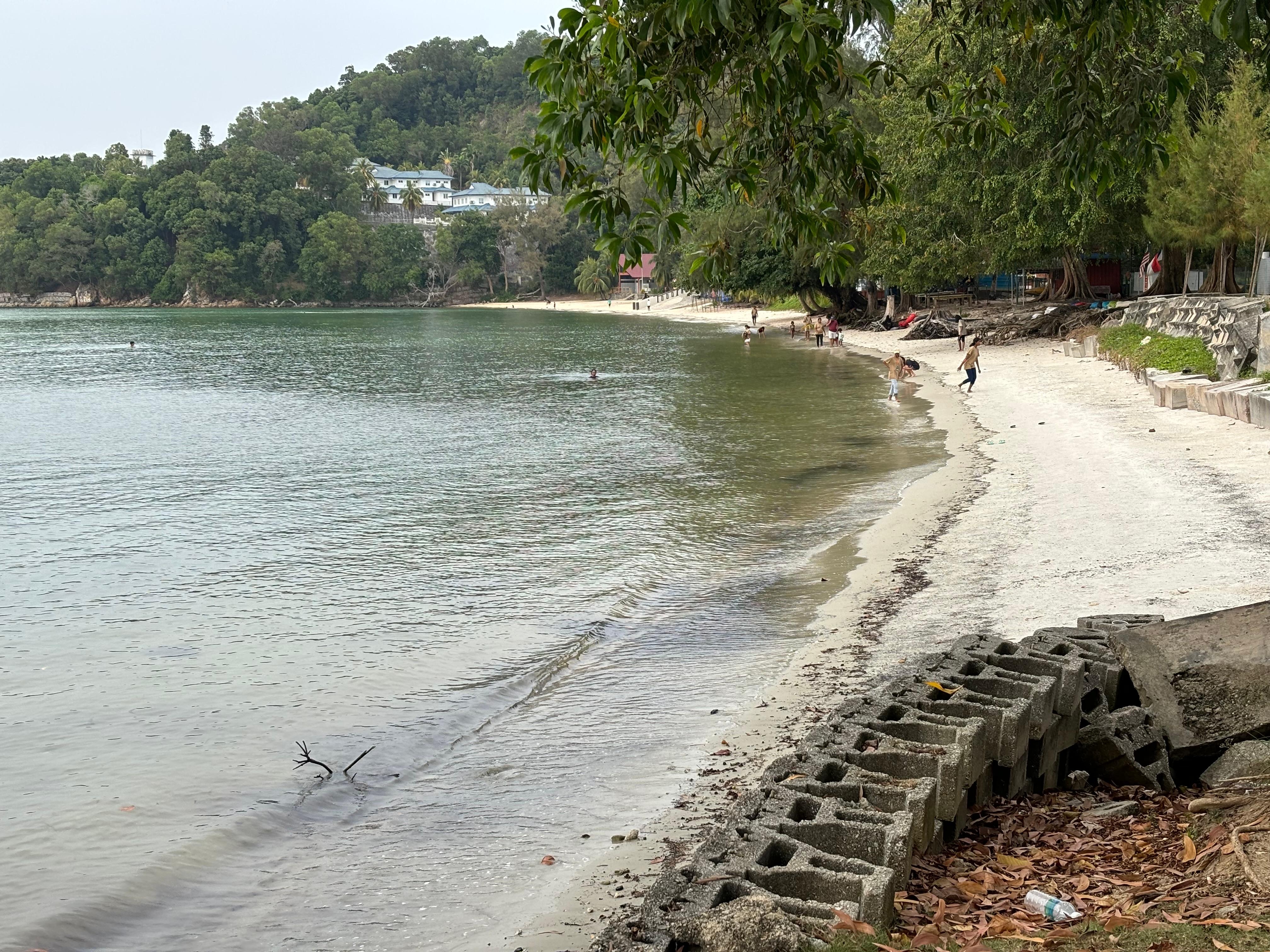 Beach in front