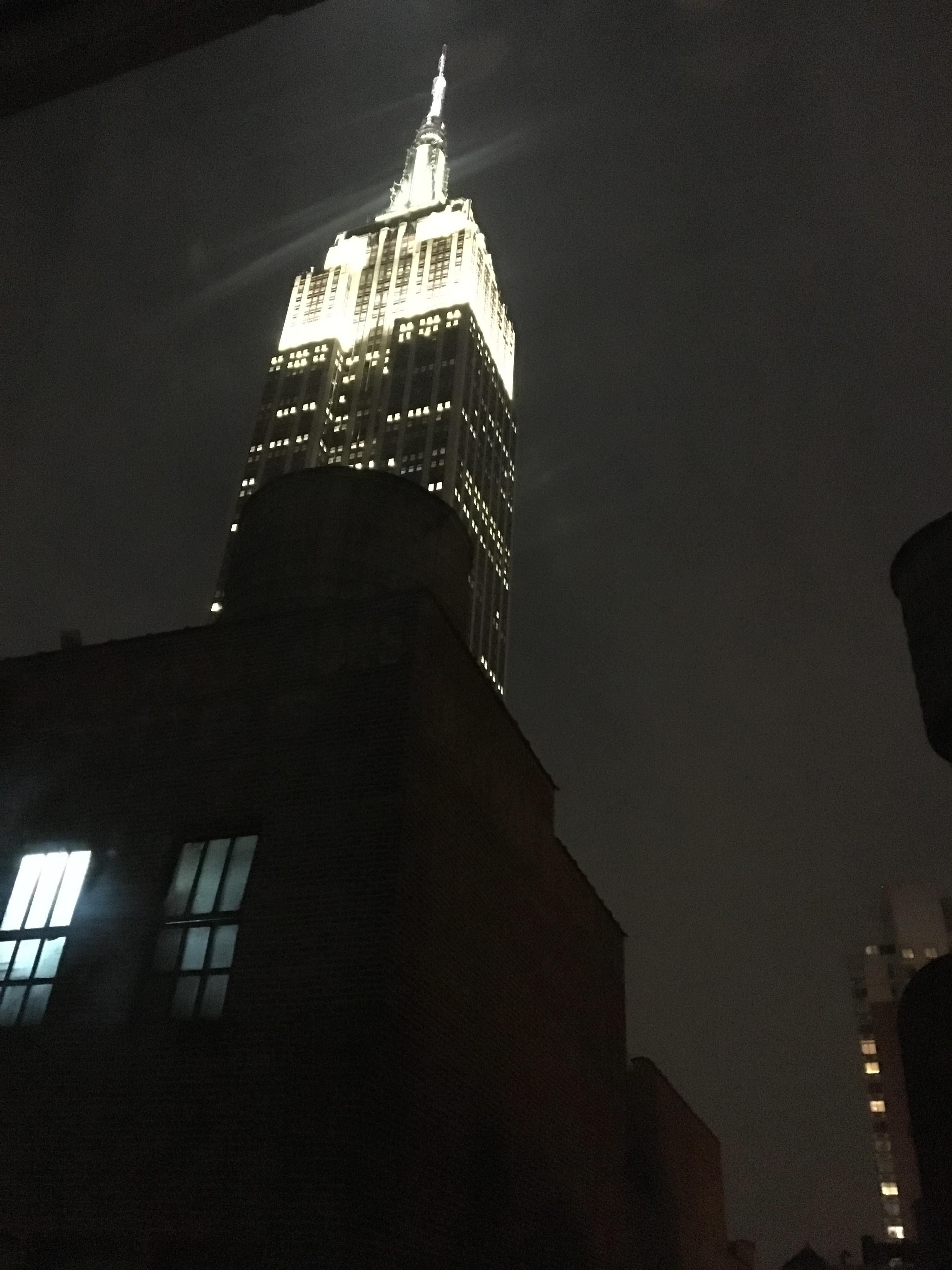 Empire State Building - view from our room!