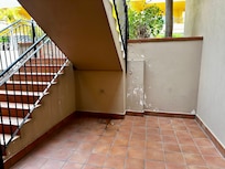 Many of the rooms are only access by stairs