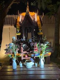 Inngangen til hotellet