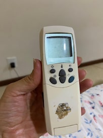 Controle remoto do ar
Condicionado sem pilhas