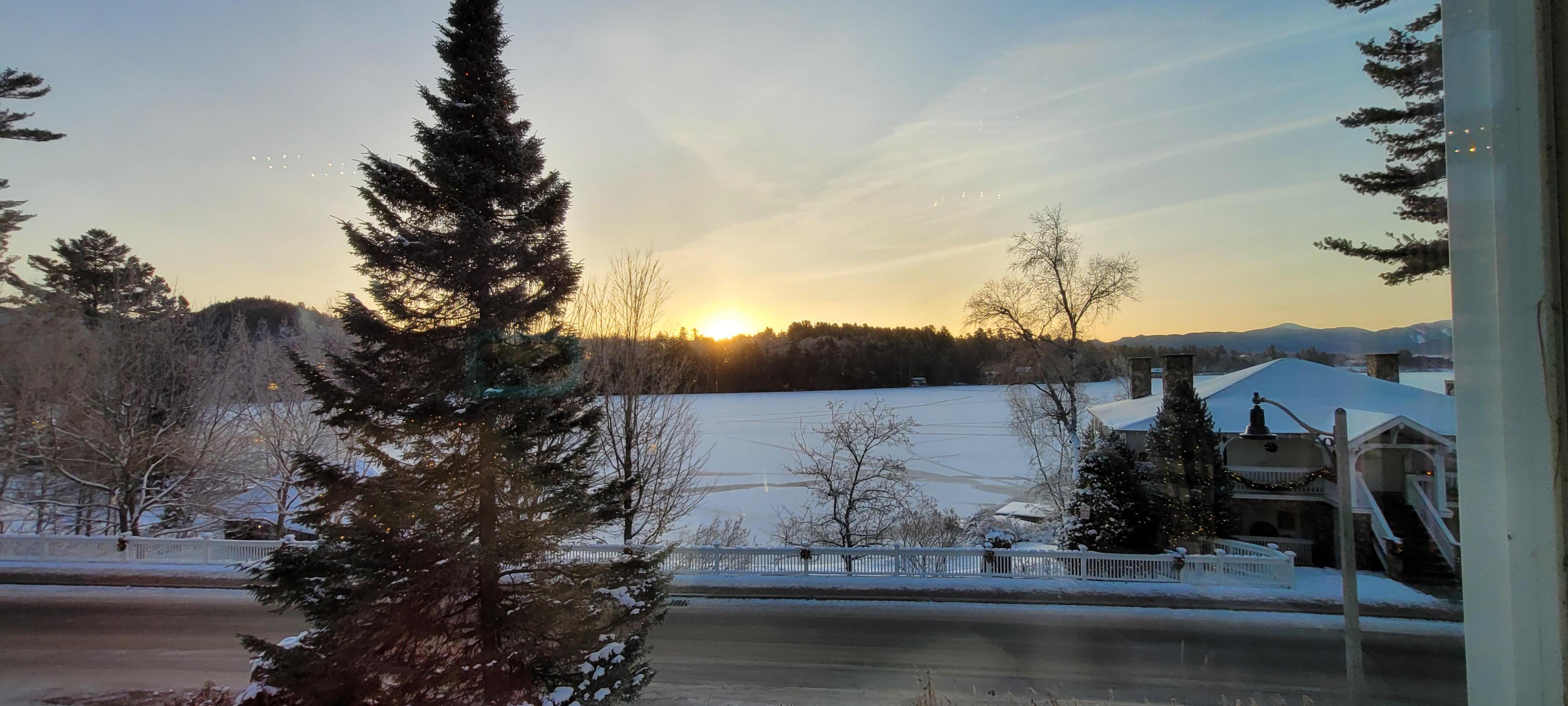 Sunrise from our room