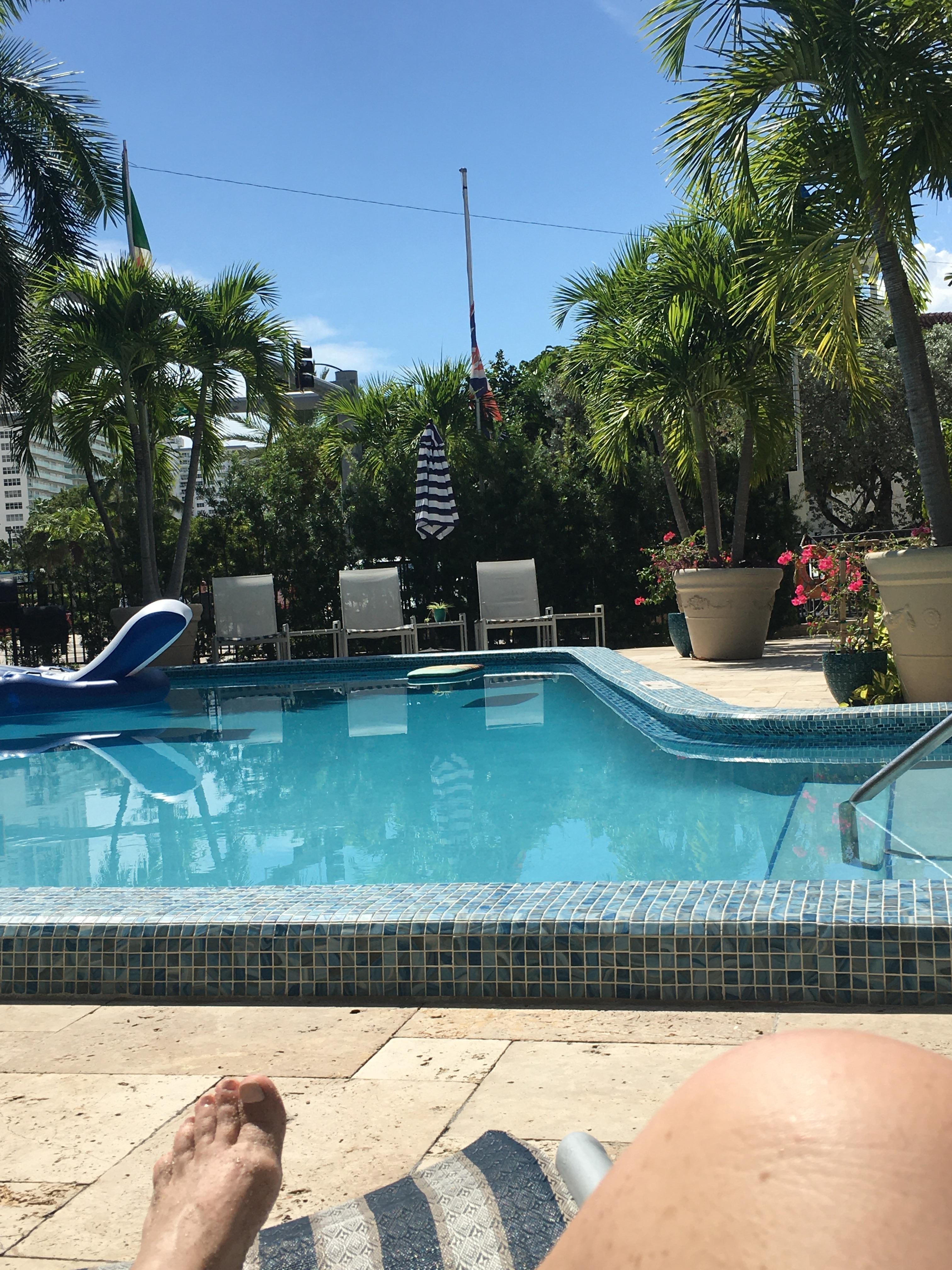 Piscina muito limpa e agradƔvel.
