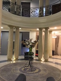 The impressive lobby