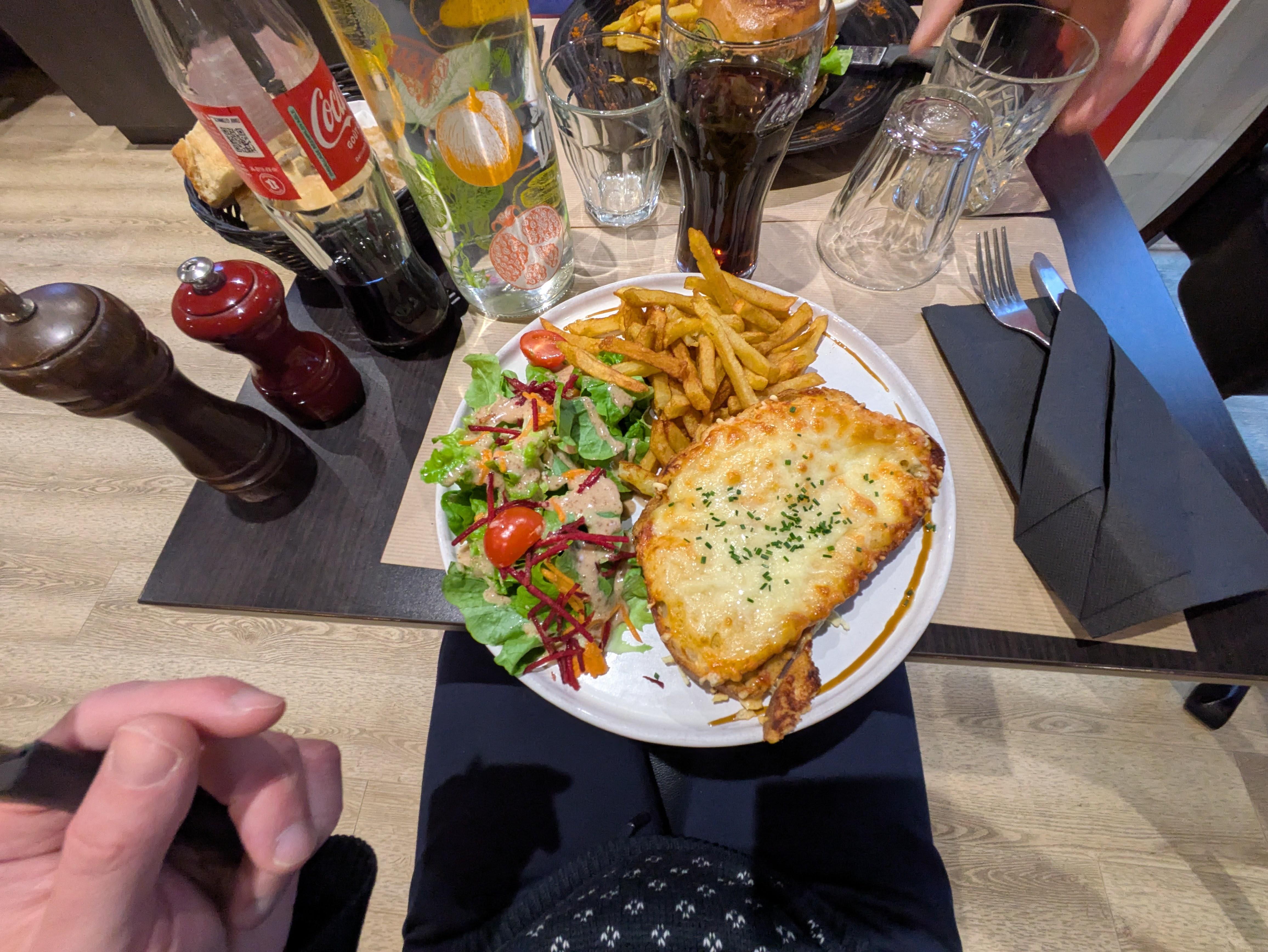 Croque monsieur rustique 