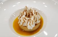 Mango tart, superb!