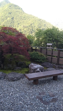 足湯そばの景観
