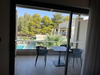 Balkong (som kunne hatt hyggeligere belysning på kvelden)