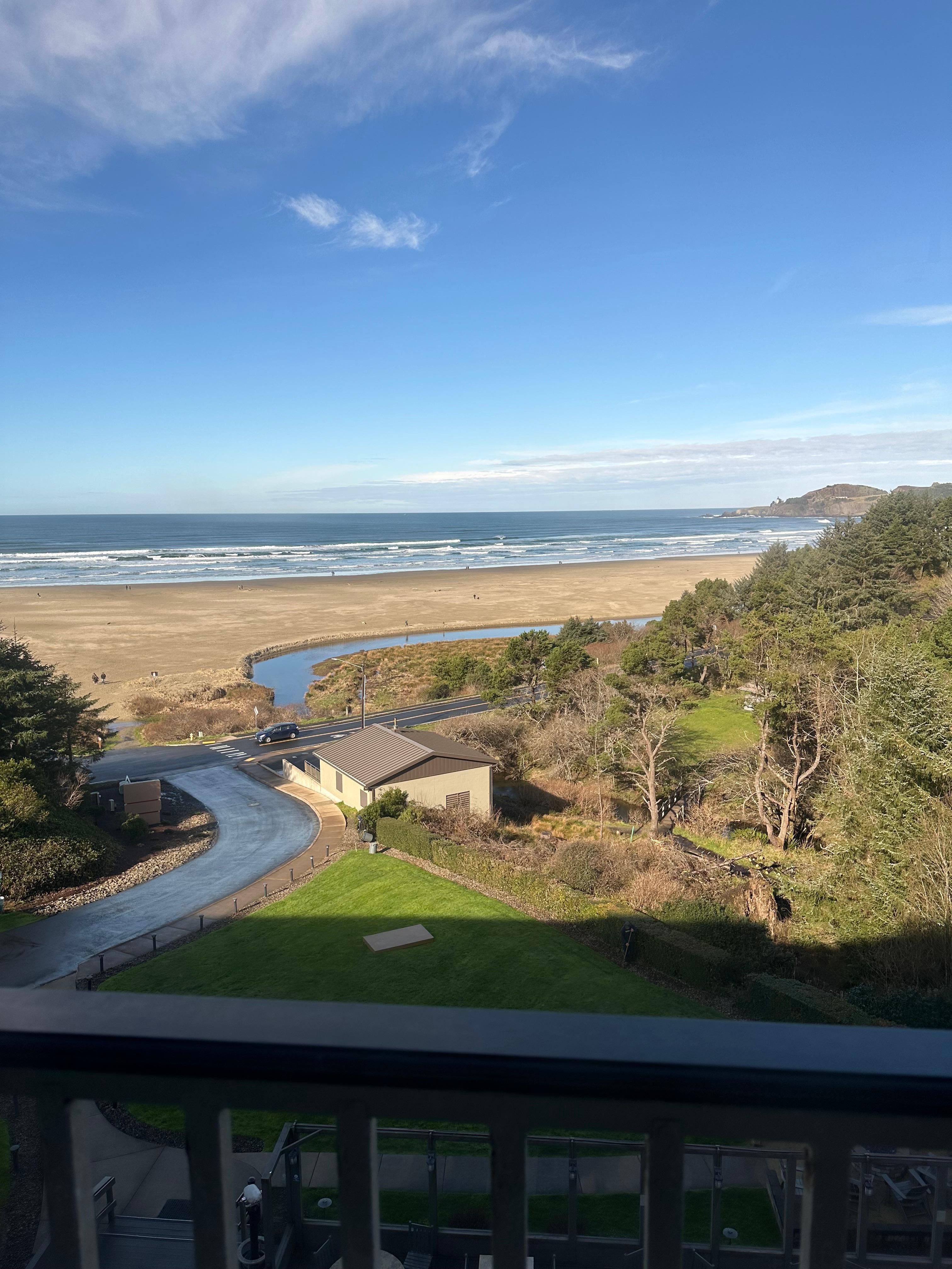 Tiene buena vista a la playa