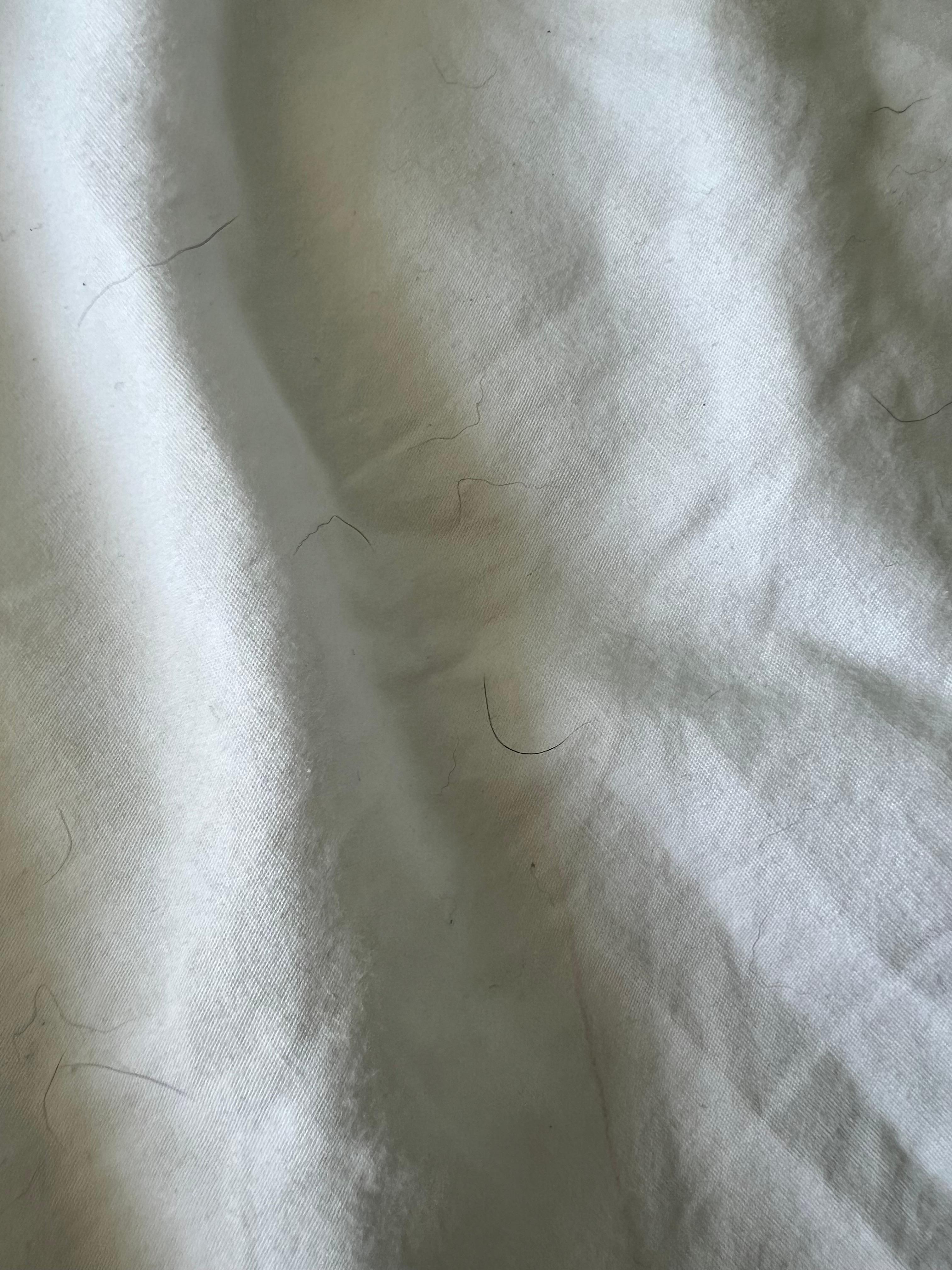 Dirty bed linens 