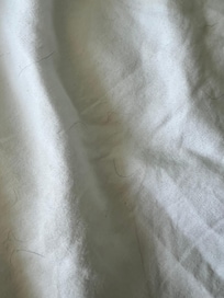 Dirty bed linens