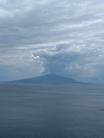 Mount Vesuvia view from the hotel