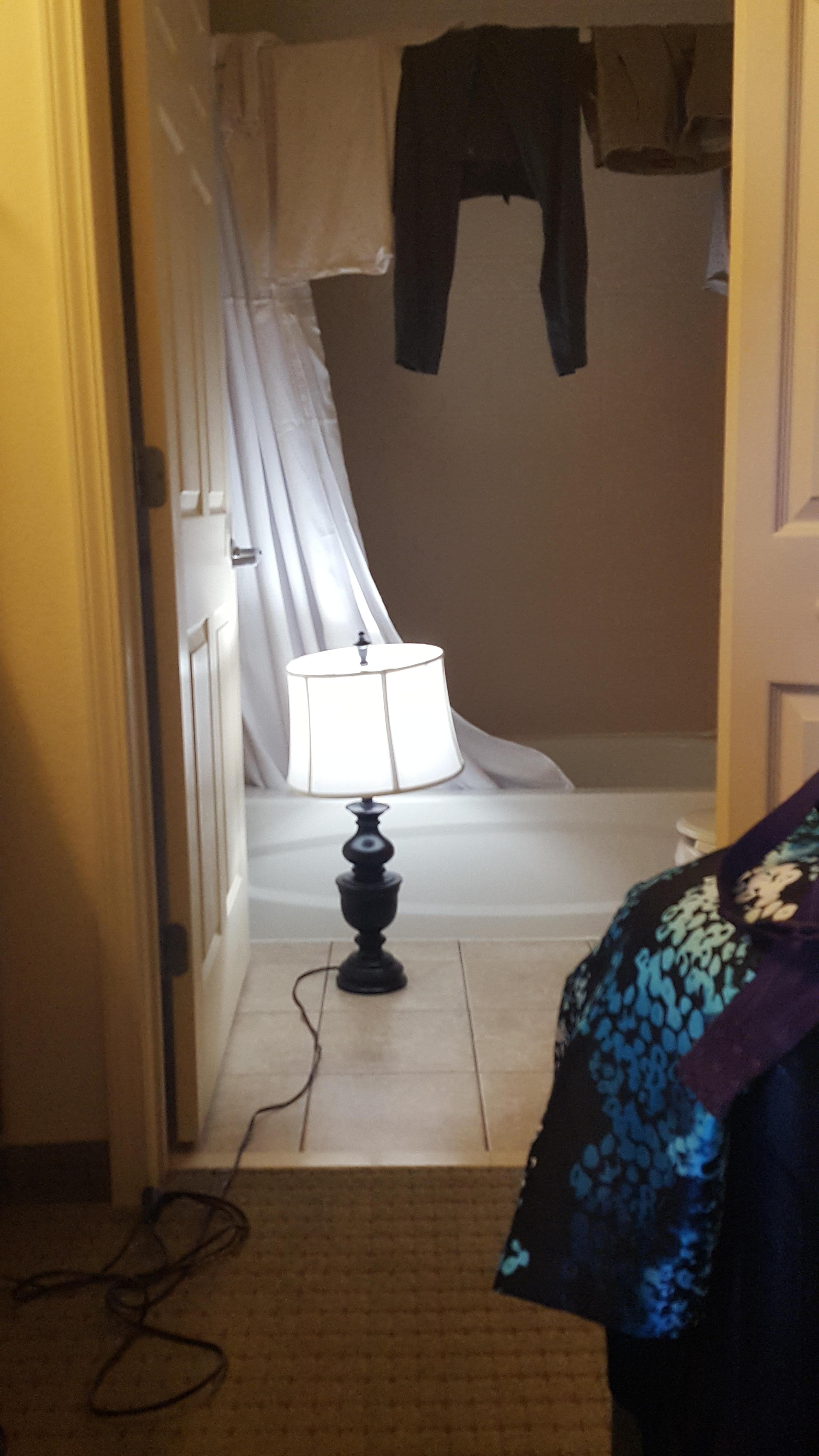 Lighting for the bathroom.