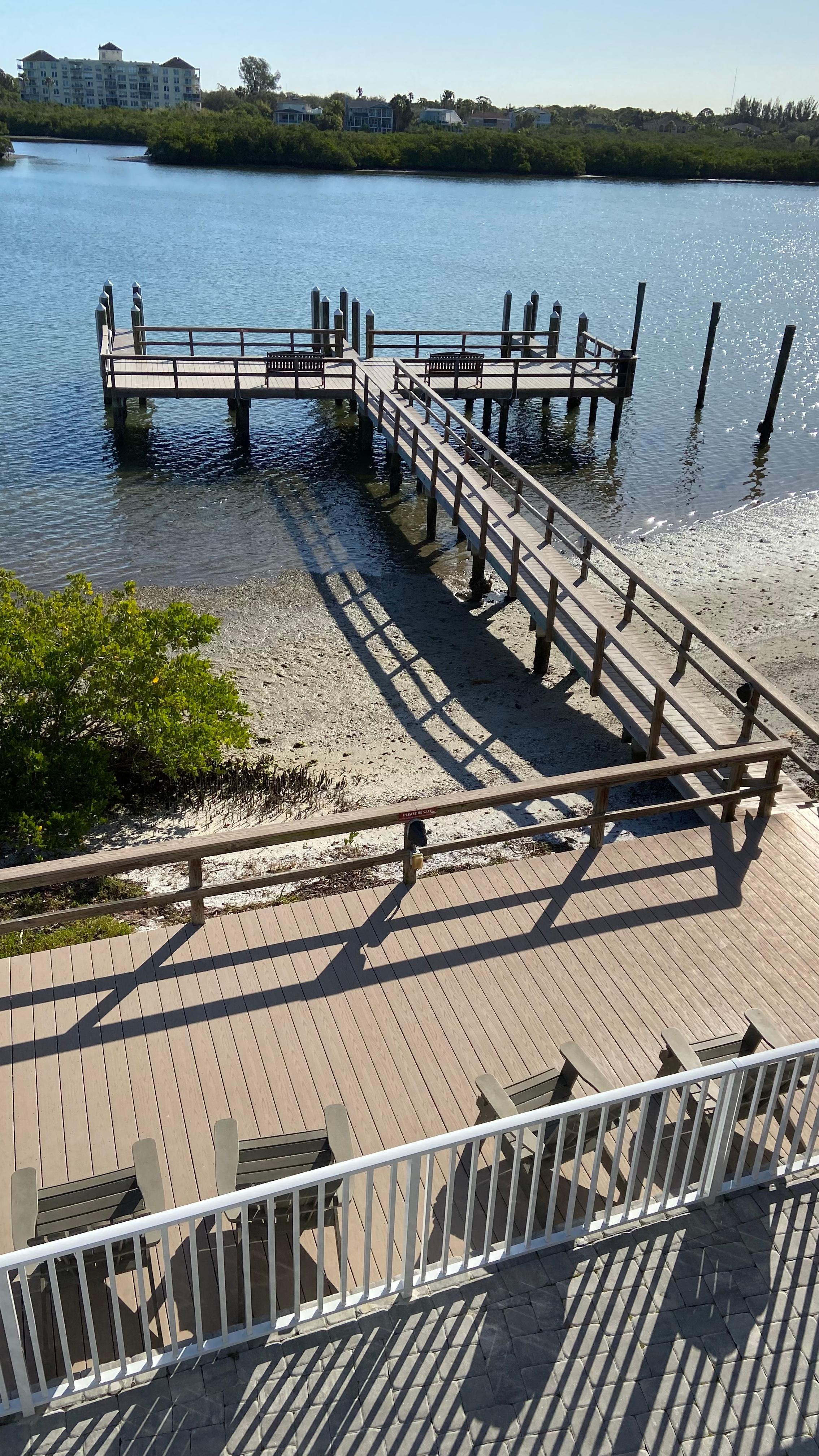 The deck and dock 