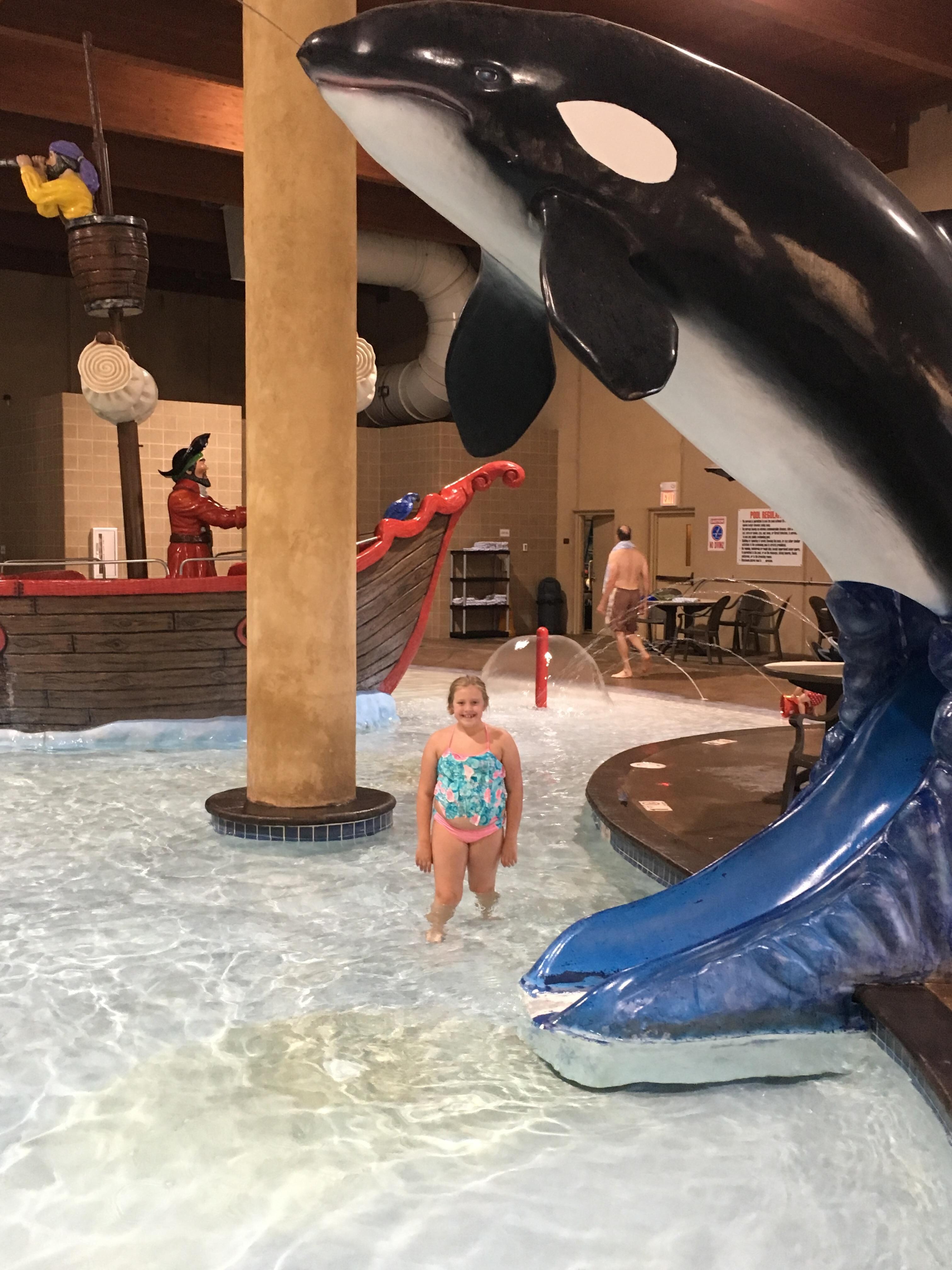 Fun pool area for kids