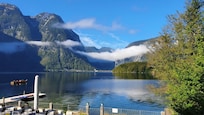 Blick vom Balkon
