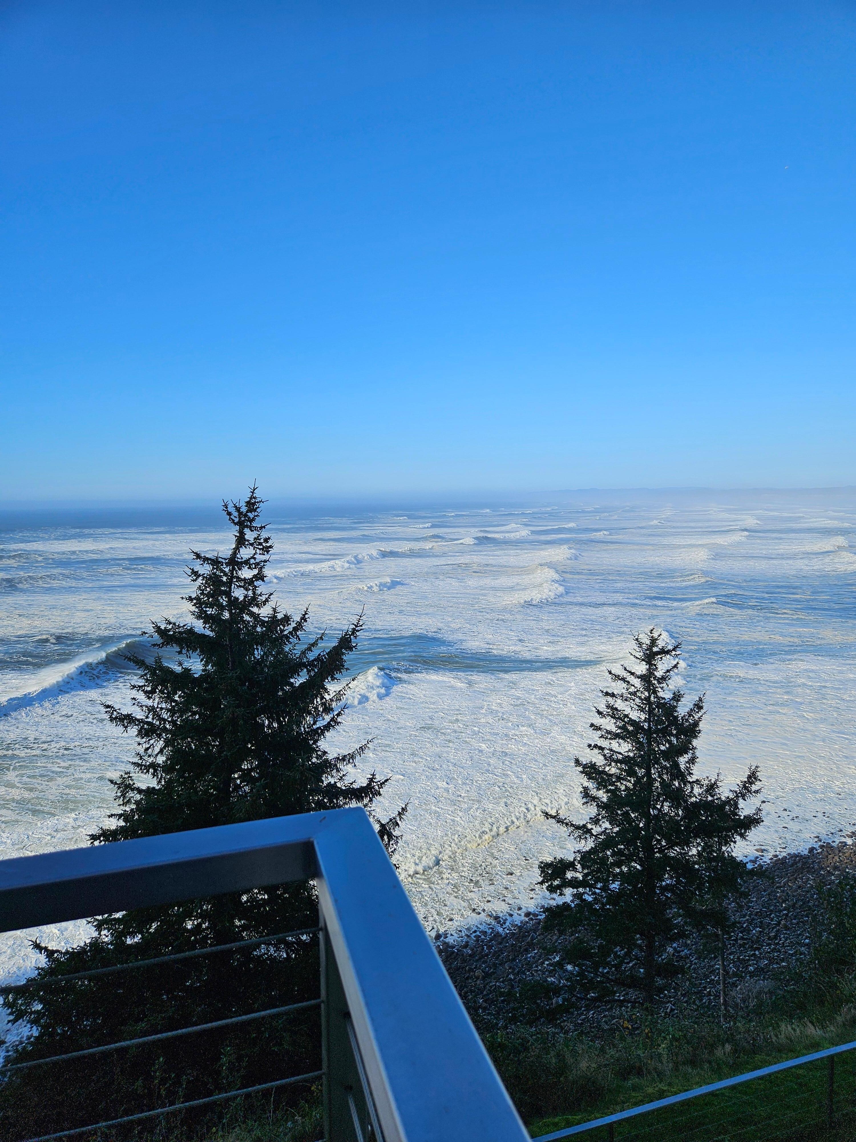 Views from the deck.