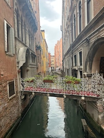 Canal right outside San Marco Square, 1 minute from hotel