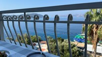 LOVE the view from the fantastic terrace- this was breakfast every morning 💕🧿