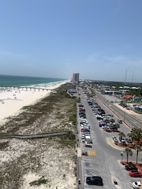 Side view from the balcony.
