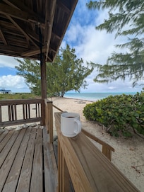 Coffee in the gazebo