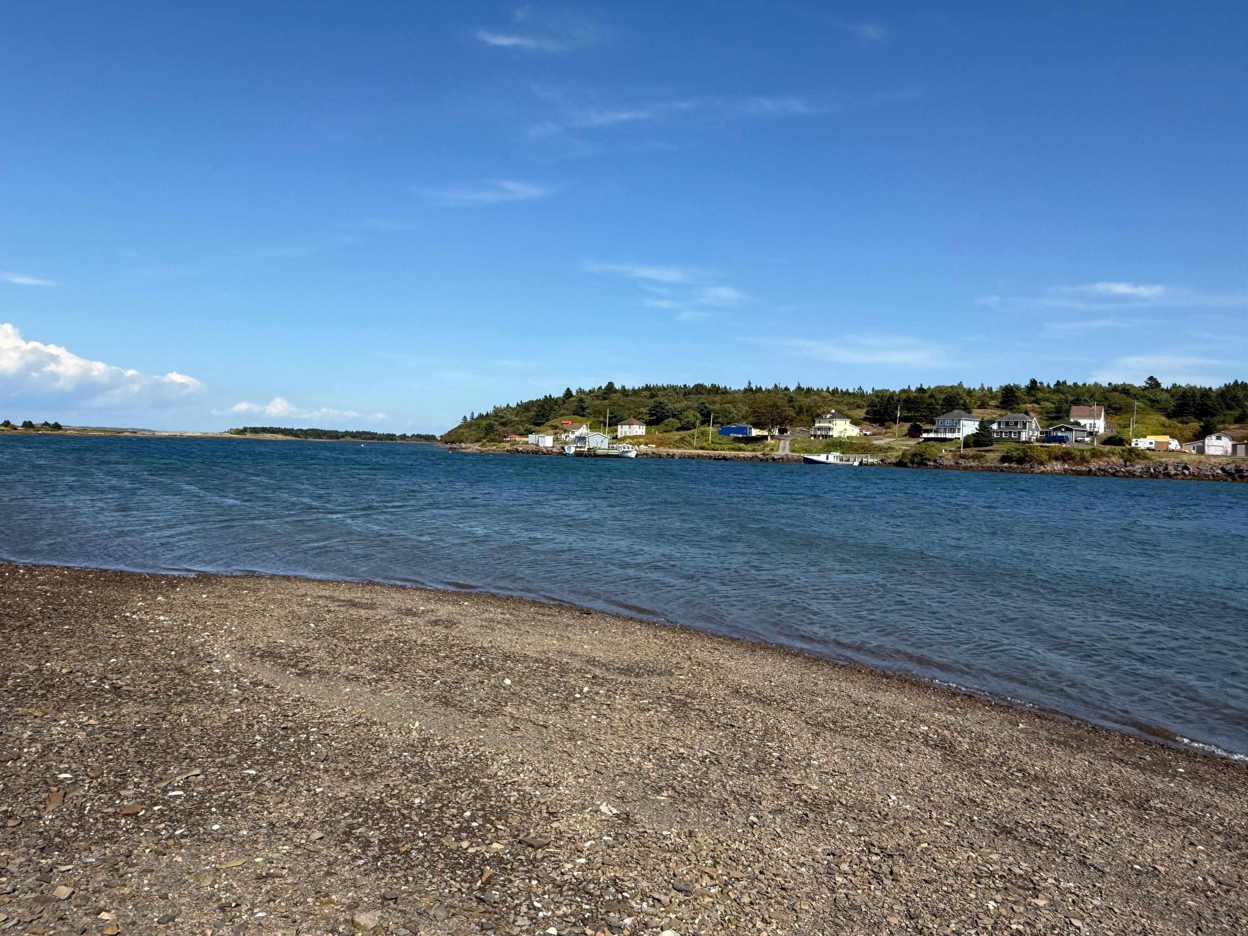 Beach area in front of the beach house 
