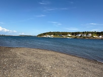 Beach area in front of the beach house