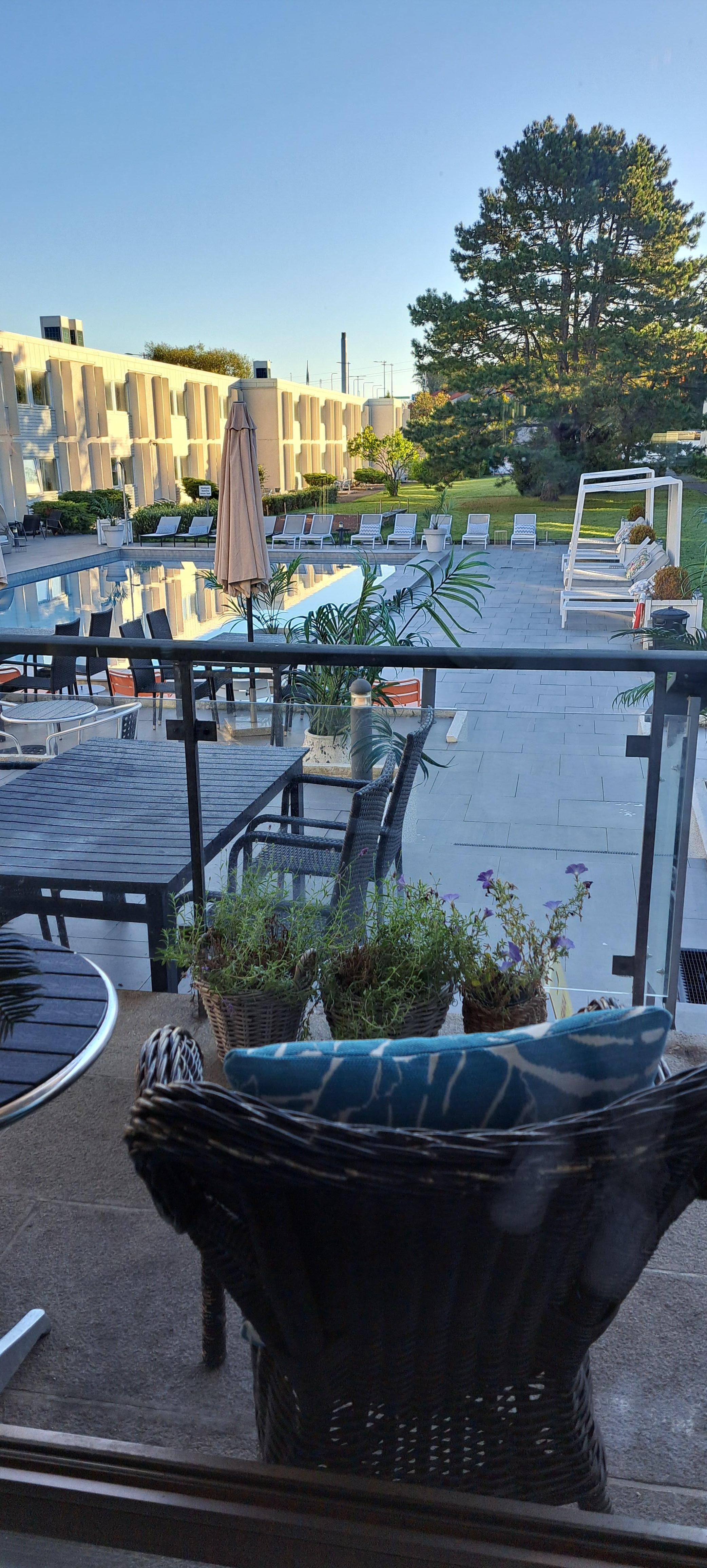 Fin utsikt från restaurangen