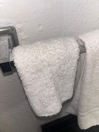 Hairs within the towel