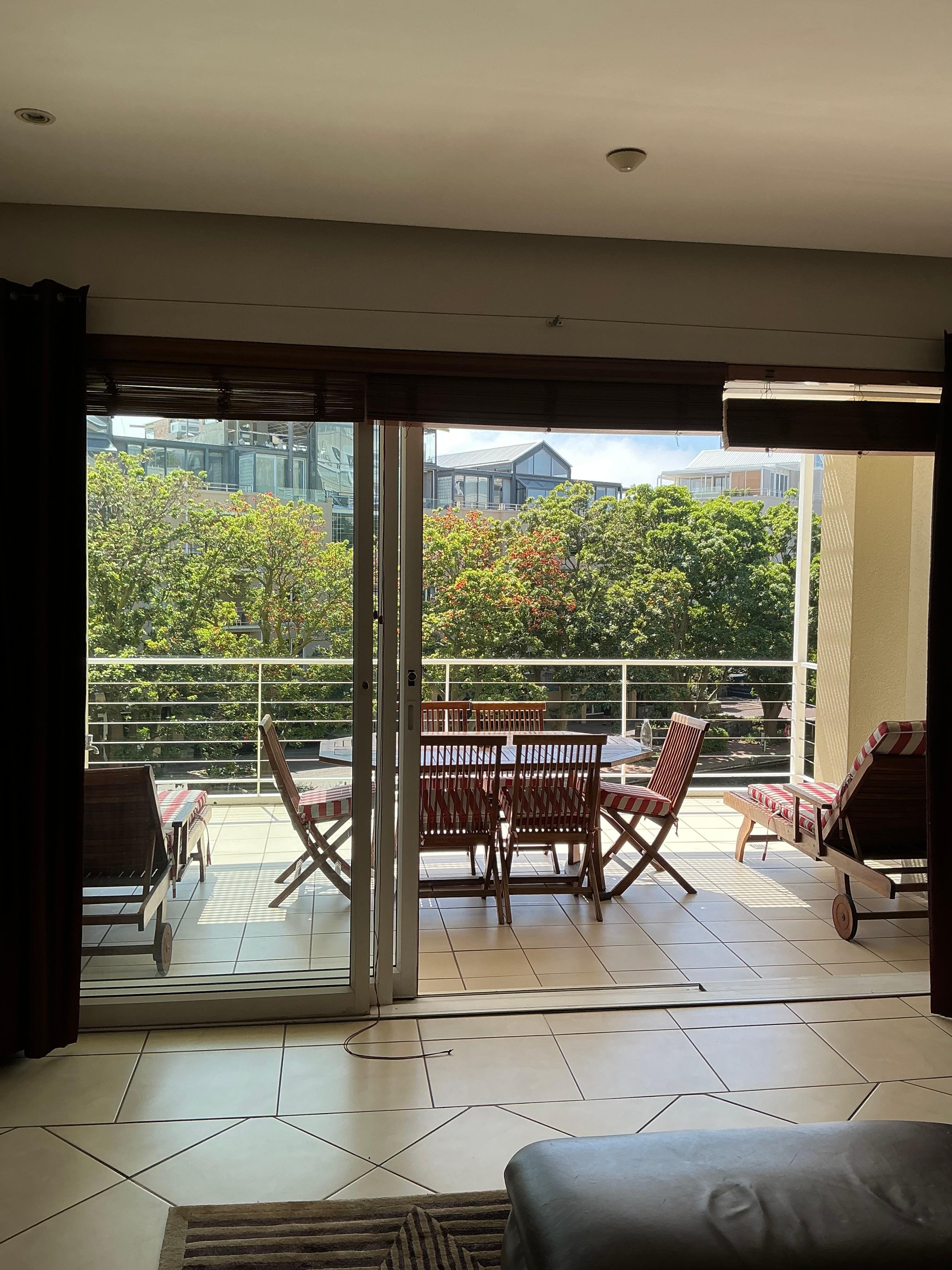 Balcony view from the family room.