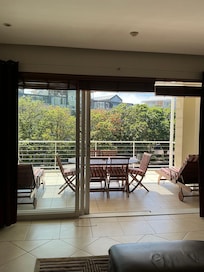 Balcony view from the family room.