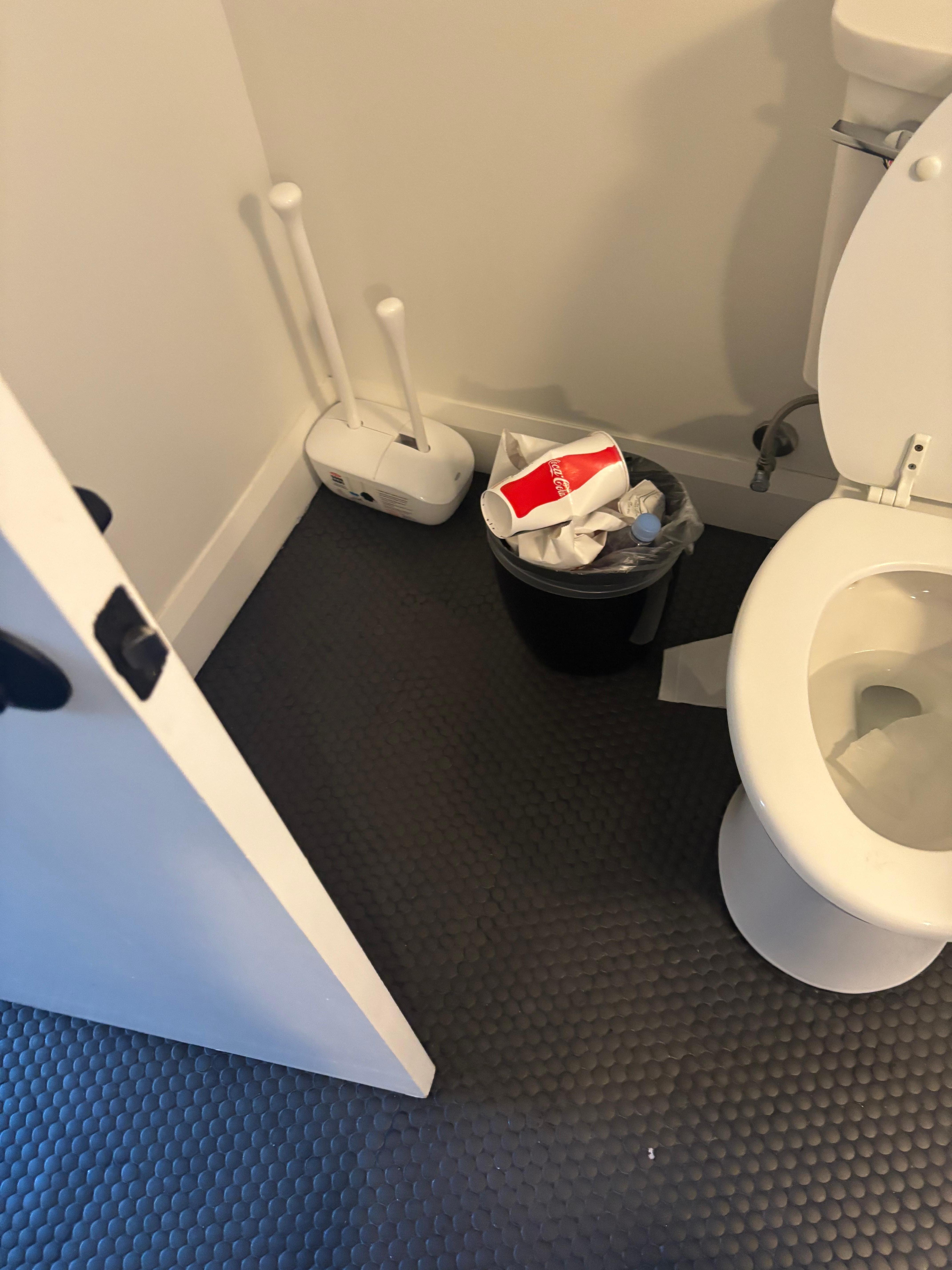 This is what we walked in to