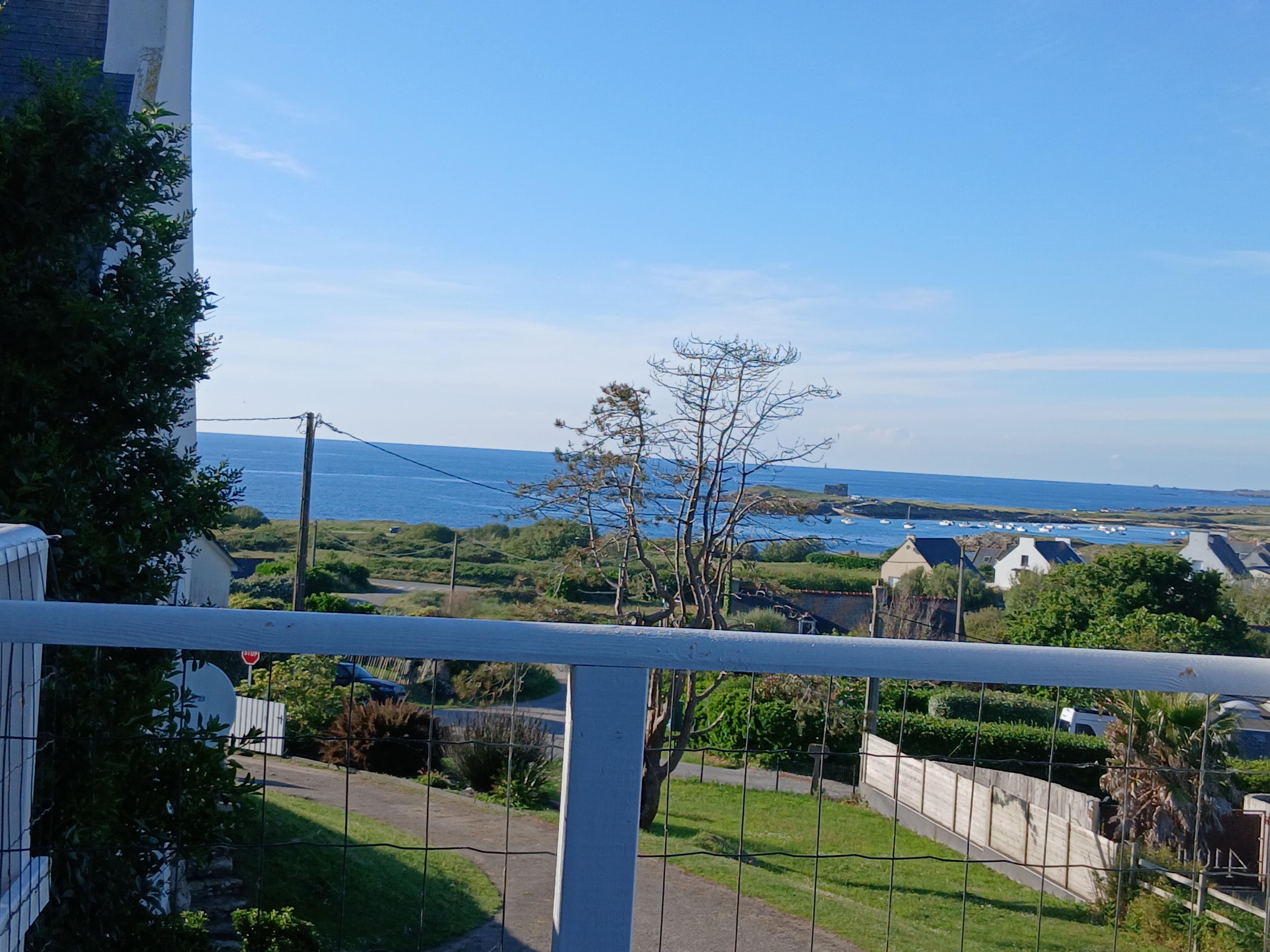Vue de la terrasse sur la mer 