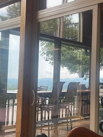 Through screened porch