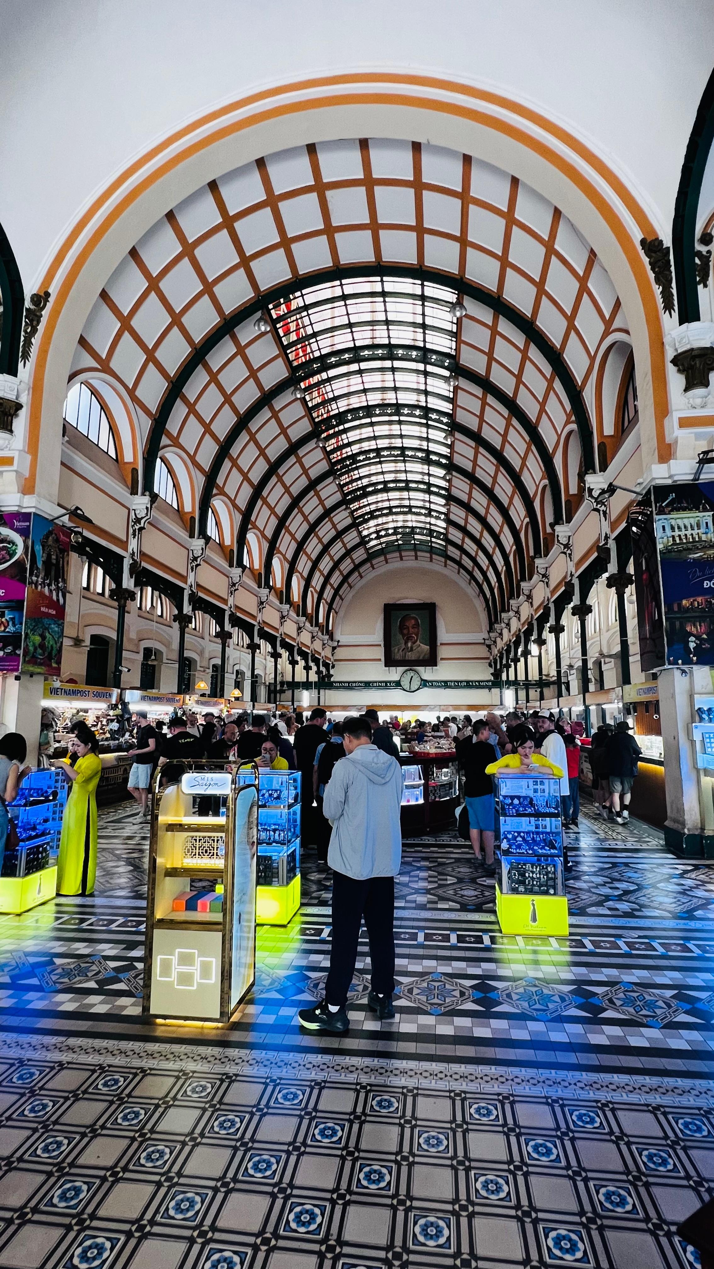 Interior of Saigon Post Office 