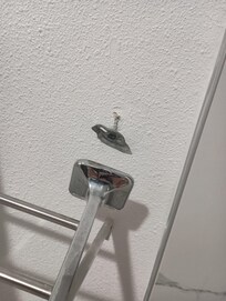 Where towel rack should be connected