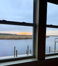 The views from the bedroom windows.