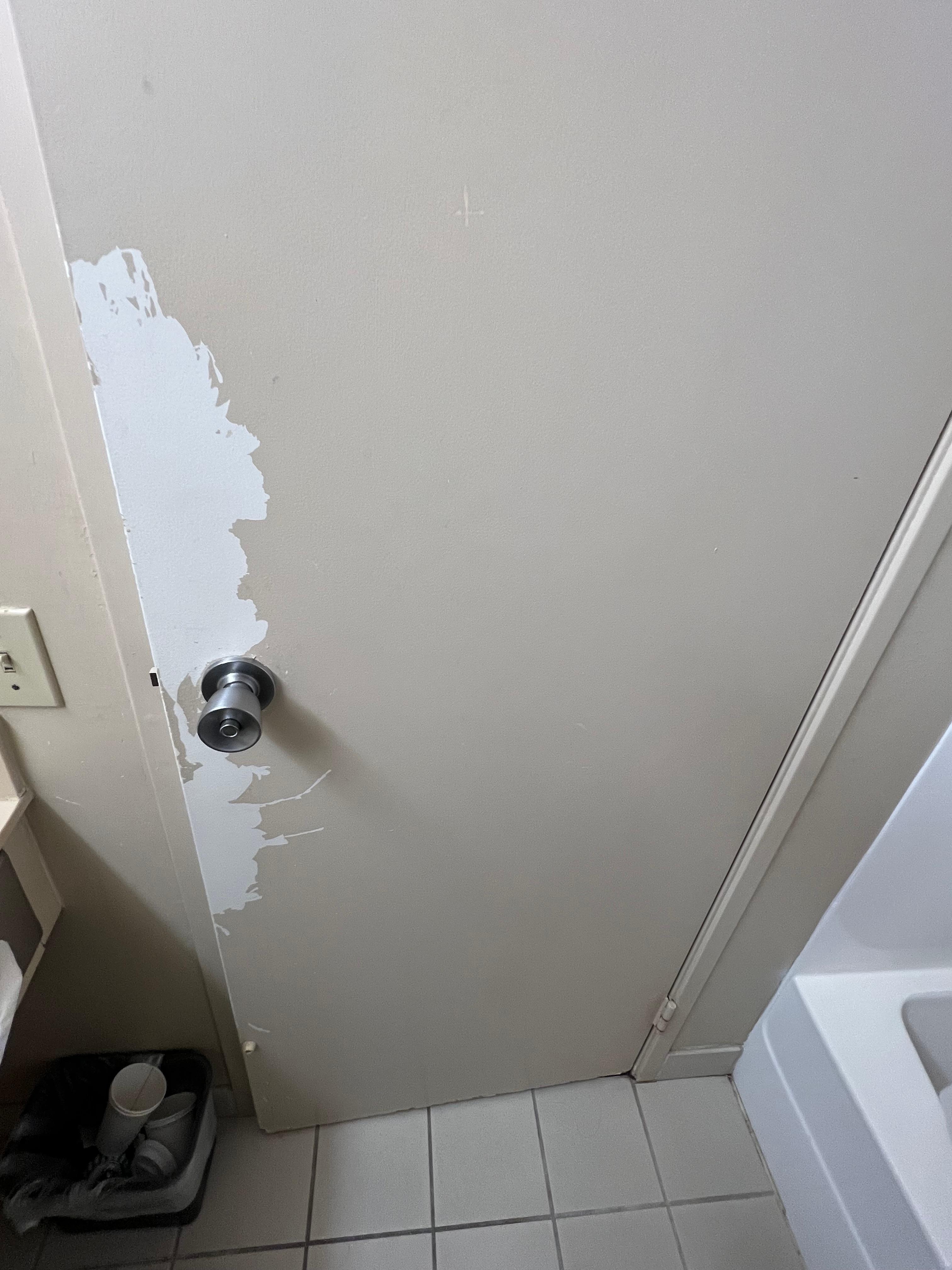 Inside of bathroom door