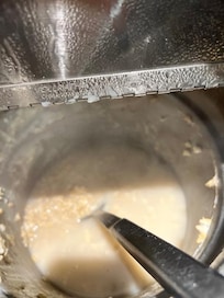 Oatmeal already gone by 8am. Doesn't look too appealing either.