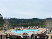 View from the deck seating.