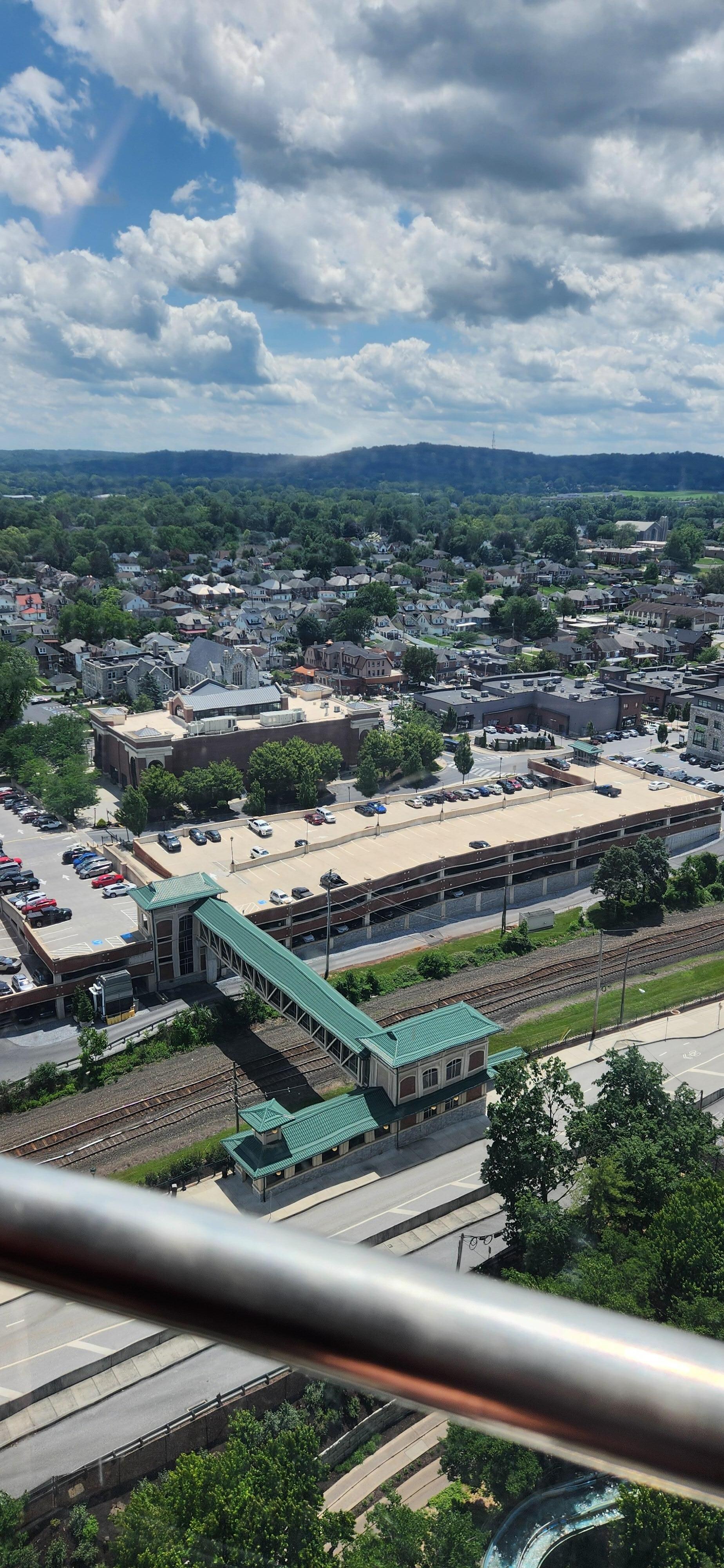 Apartment from the Hershey Kissing Tower in the park
